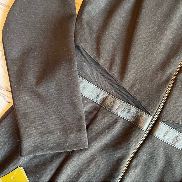 Nicole Miller Little Black Event Party Dress NWT NEW Gothic Size 2 Mesh $330+ - Picture 14 of 16